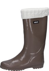 Warme, elegante Damengummistiefel ELIOSA WINTER chestnut von Aigle