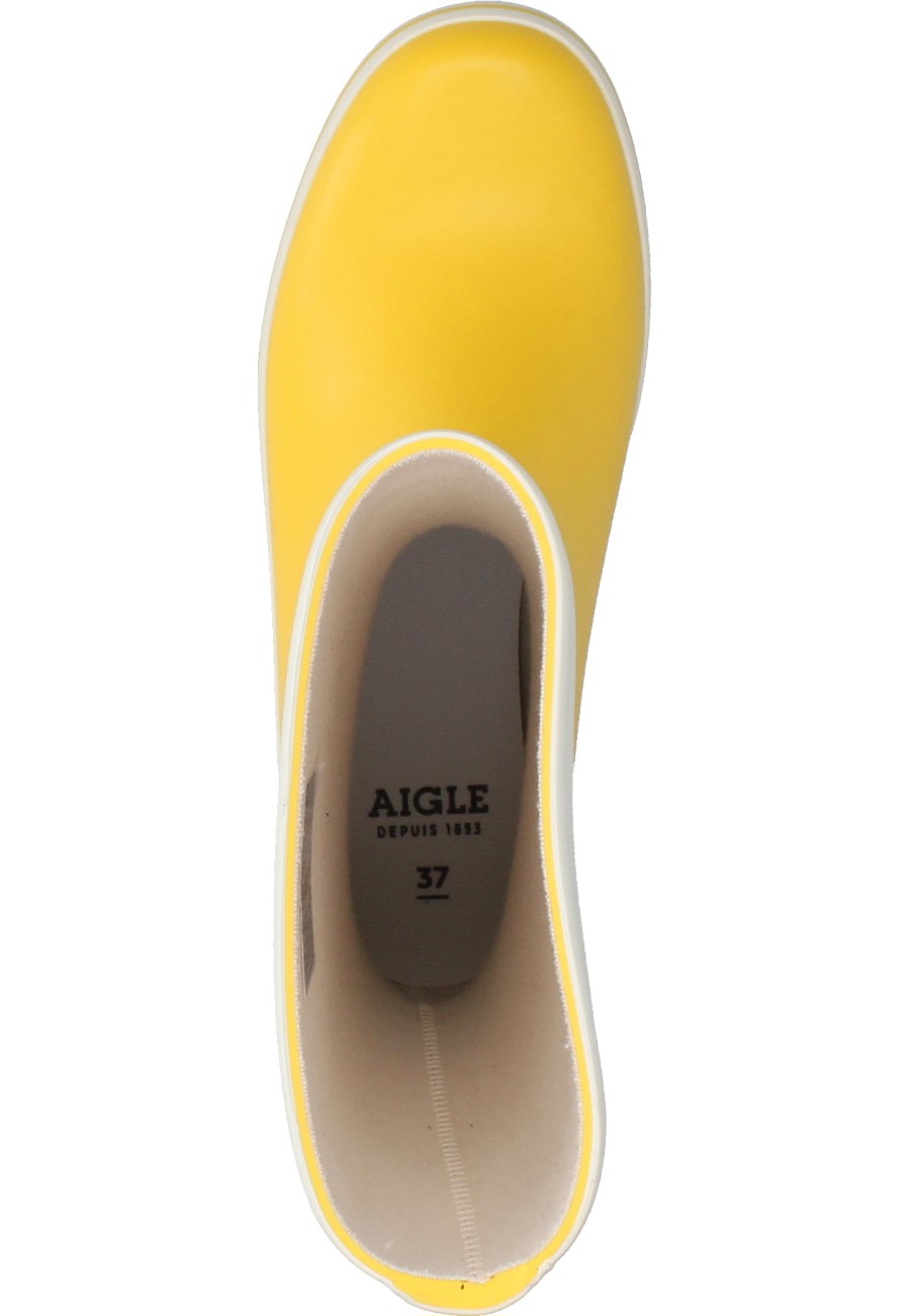 Aigle Malouine BT Rubberlaarzen Dames - Iconische Nautische Regenlaarzen Met Witte Strepen