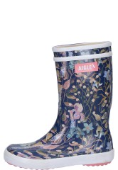 Wasserdichter Aigle Kinderstiefel LOLLY POP PLAY 3 blau