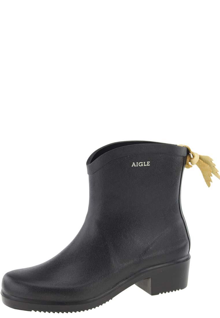 Aigle -MISS JULIETTE black- Ankle Rubber Boots – a Rubber boot Aigle quality