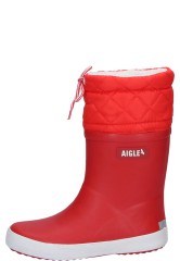 Gefütterter Kindergummistiefel GIBOULEE rot von Aigle Gefütterter Kindergummistiefel GIBOULEE rot von Aigle
