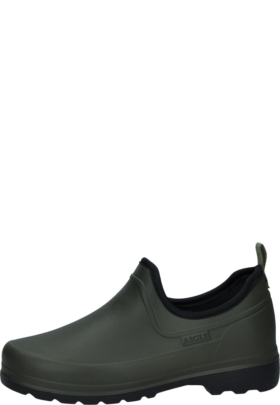 Aigle Taden Slip On Wellington Boots in Green for Men Mens Shoes Boots Wellington and rain boots 