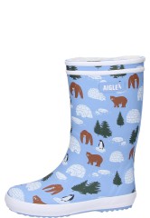 Gef�tterte Wintergummistiefel LOLLY POP PRINT 2 IGLOO f�r Kinder von Aigle