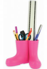 Beck Gummistiefel Organizer für Krimskram in pink