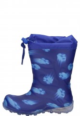 Der warme Kindergummistiefel FUSSBALL von Beck 