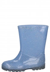 Hellblauer Gummistiefel GLITZER f�r M�dchen von Beck