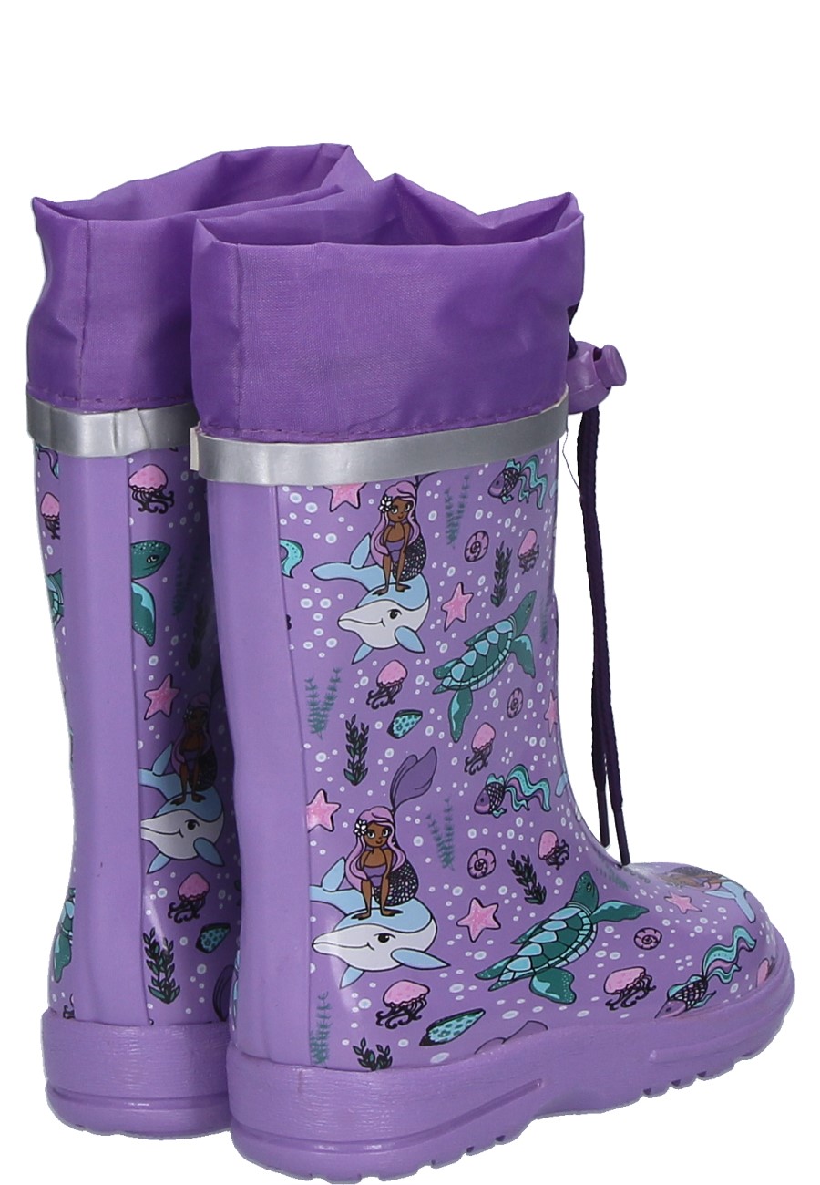 Beck Ocean Tale rubberlaarzen voor meisjes, lila, 27 EU