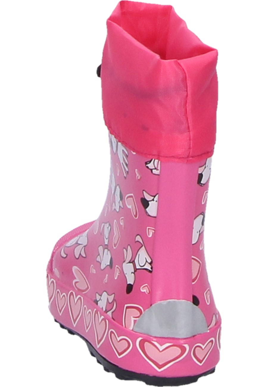 Mädchen Regenstiefel pink Hund Größe 18 19 22 23 34 Beck 848 Gummistiefel 