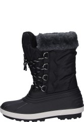 Warm gef�tterte Damengummistiefel POLARIS schwarz Beck