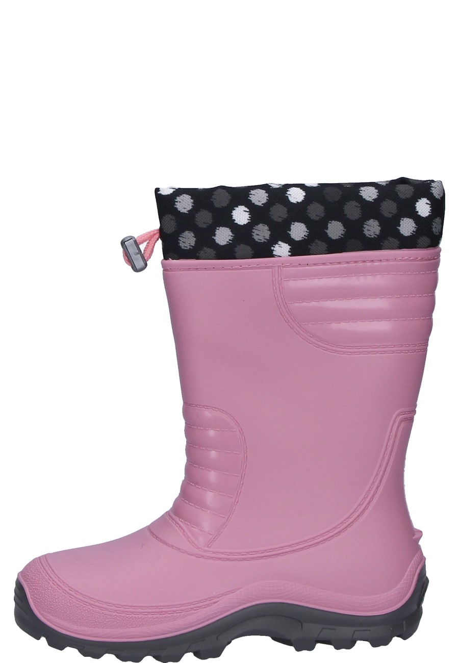 The rubber boot for girls NEXO pink by Beck: waterproof and