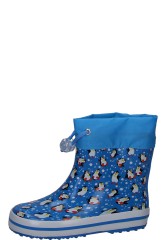 Die robusten Wintergummistiefel PINGUINE blau von Beck