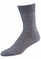 Sportsocke in grau aus Schafwolle/Polyamid/Polyacryl Mischgewebe
