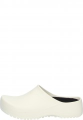 Wei�e Super-Birki Clogs von Birkenstock 