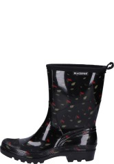 Modischer Kurzgummistiefel MARTA schwarz von Blackfox