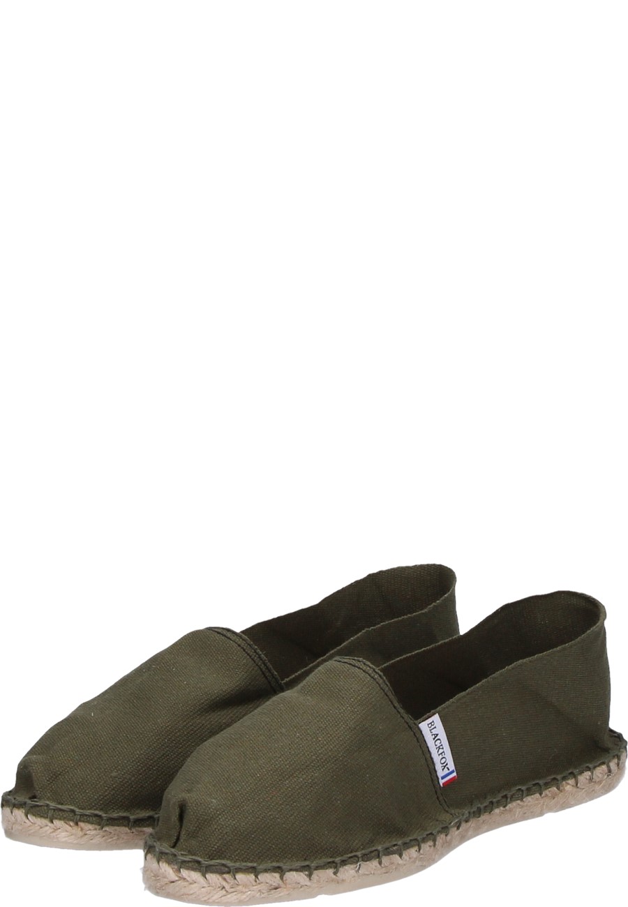 Espadrilles Diegos Kaki – Unisexe Taille 38 – Coton Bio, Neuves En Boîte