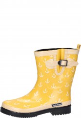 Modischer Kurzgummistiefel MARLEEN f�r Damen in gelb vo