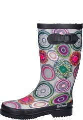Anja schwarz/multi, ein Damen-Gummistiefel Anja schwarz/multi, ein Damen-Gummistiefel
