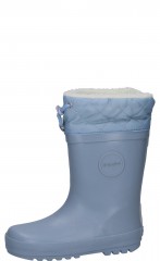 Warme Kindergummistiefel von Druppies in eisblau