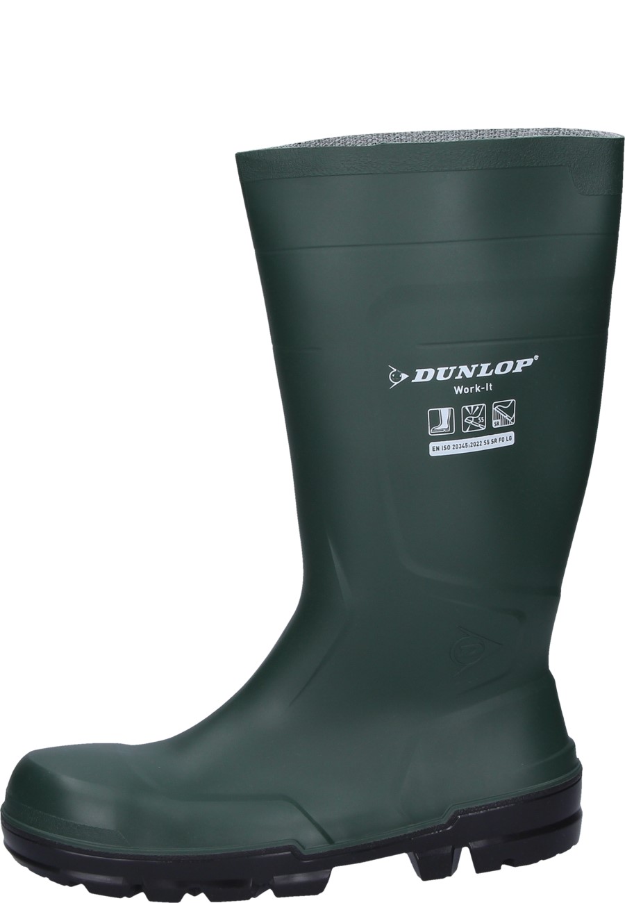 Dunlop rubber work boots best sale