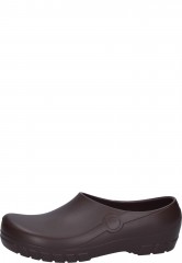 Leichter Gartenschuh aus PU mit Korkfu�bett | Gardy Clog Brown geschlossen by Gardy / Gevavi