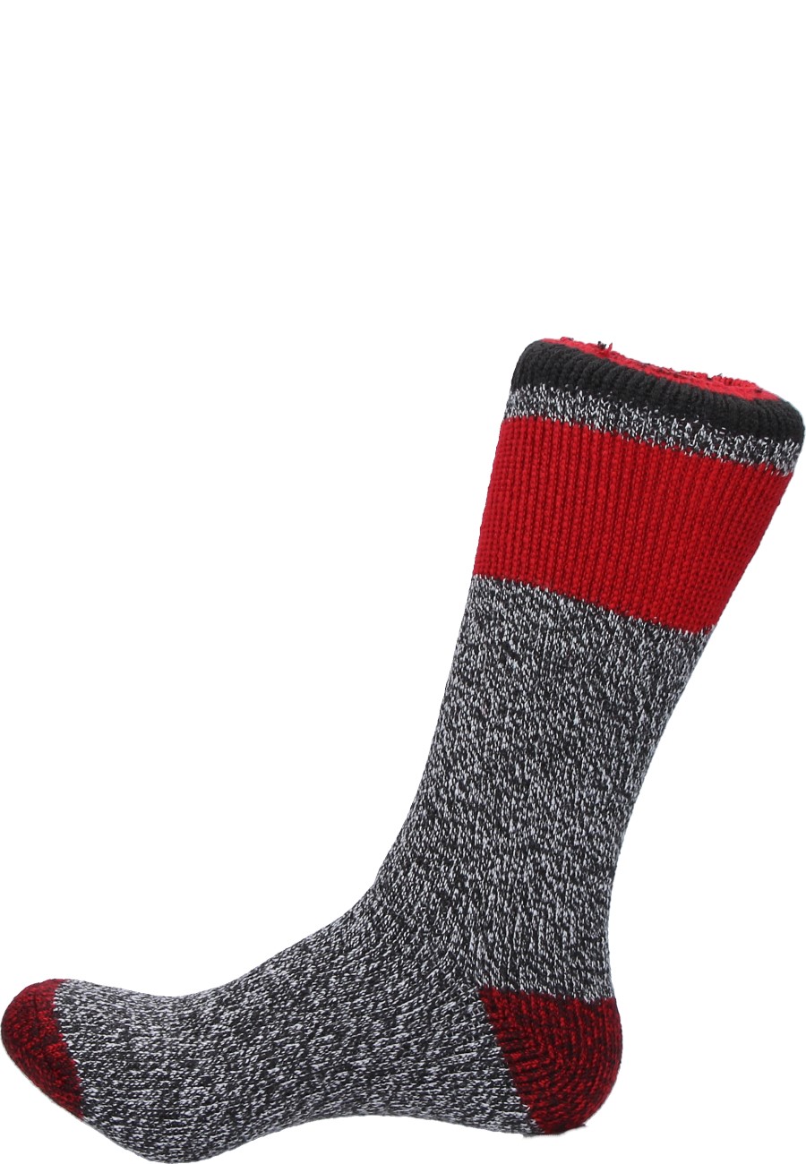 Practical thermal socks ORIGINAL LORTEN black-red by Heat Holders