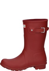 Halbhoher Hunter Damengummistiefel ORIGINAL SHORT rot