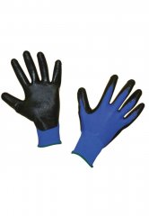 Keron Works Feinstrickhandschuh NYTEC in schwarz-blau