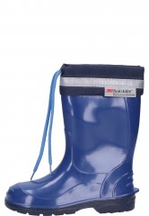 Kindergummistiefel KIM in blau f�r Jungen und M�dchen mit 3M- Sicherheitsreflektor