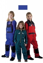 Kinderlatzhose aus Mischgewebe in blau