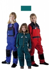 Kinderoverall aus Mischgewebe in gr�n