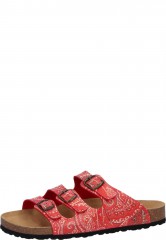 Hausschuh f�r Damen LICO Bioline Lady rot/orange