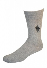 Socke f�r jeden Anla� aus 80% Baumwolle/20% Polyamid in grau