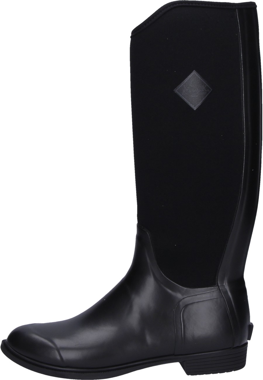 Womens Ladies Country Black Tall Equestrian Horse Riding Yard Mucker Boots 
