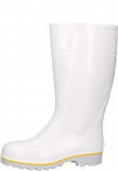 Unisex Gummistiefel  Nora Ralf wei� ohne Stahlkappe von