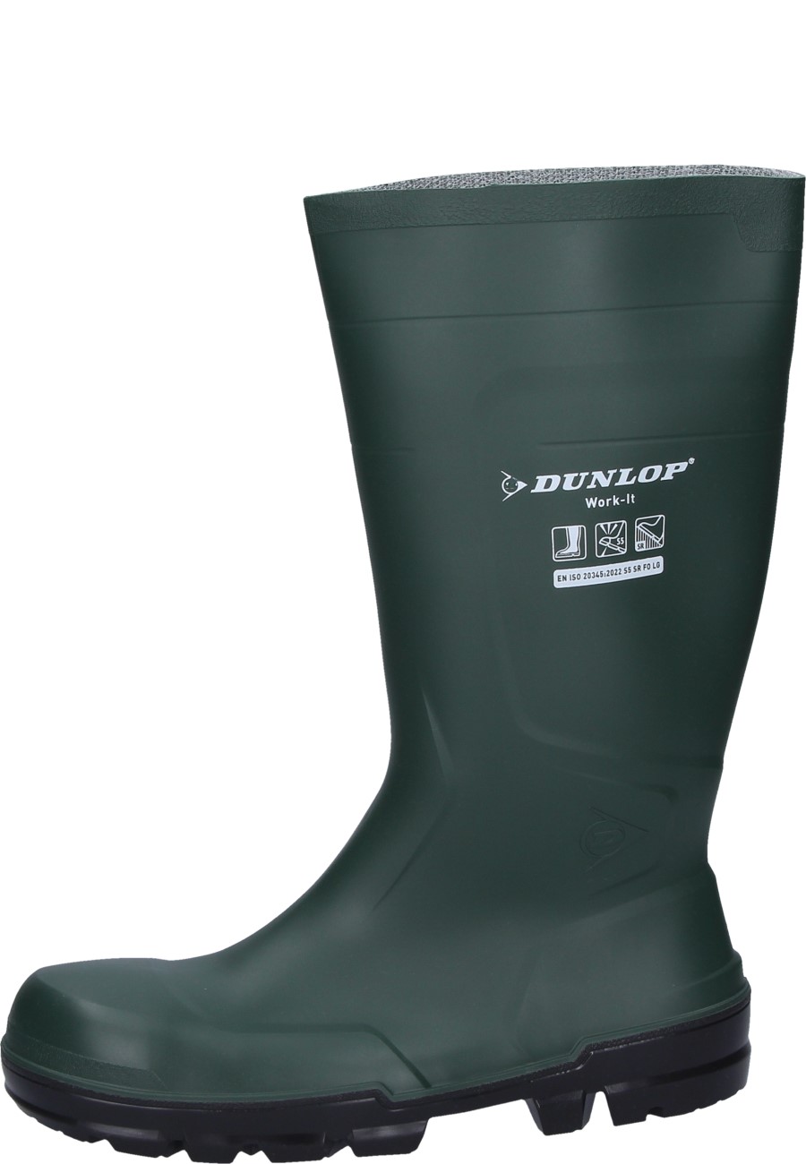 Dunlop Stiefel Purofort+ Grün S5 Gr. 43 Arbeitsschuhe