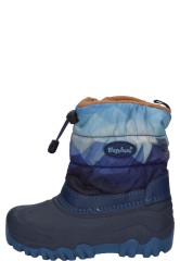 Gef�tterte Kinderstiefel BERGE blau von Playshoes