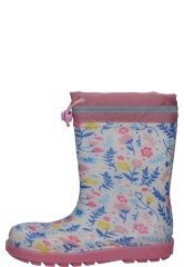 Kindergummistiefel BLUMEN von Playshoes mit Stulpe Kindergummistiefel BLUMEN von Playshoes mit Stulpe