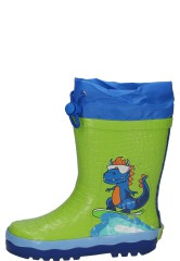 Coole und wasserdichte Kindergummistiefel DINO gr�n von