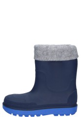 Playshoes Kindergummistiefel blau | warmes Innenfutter