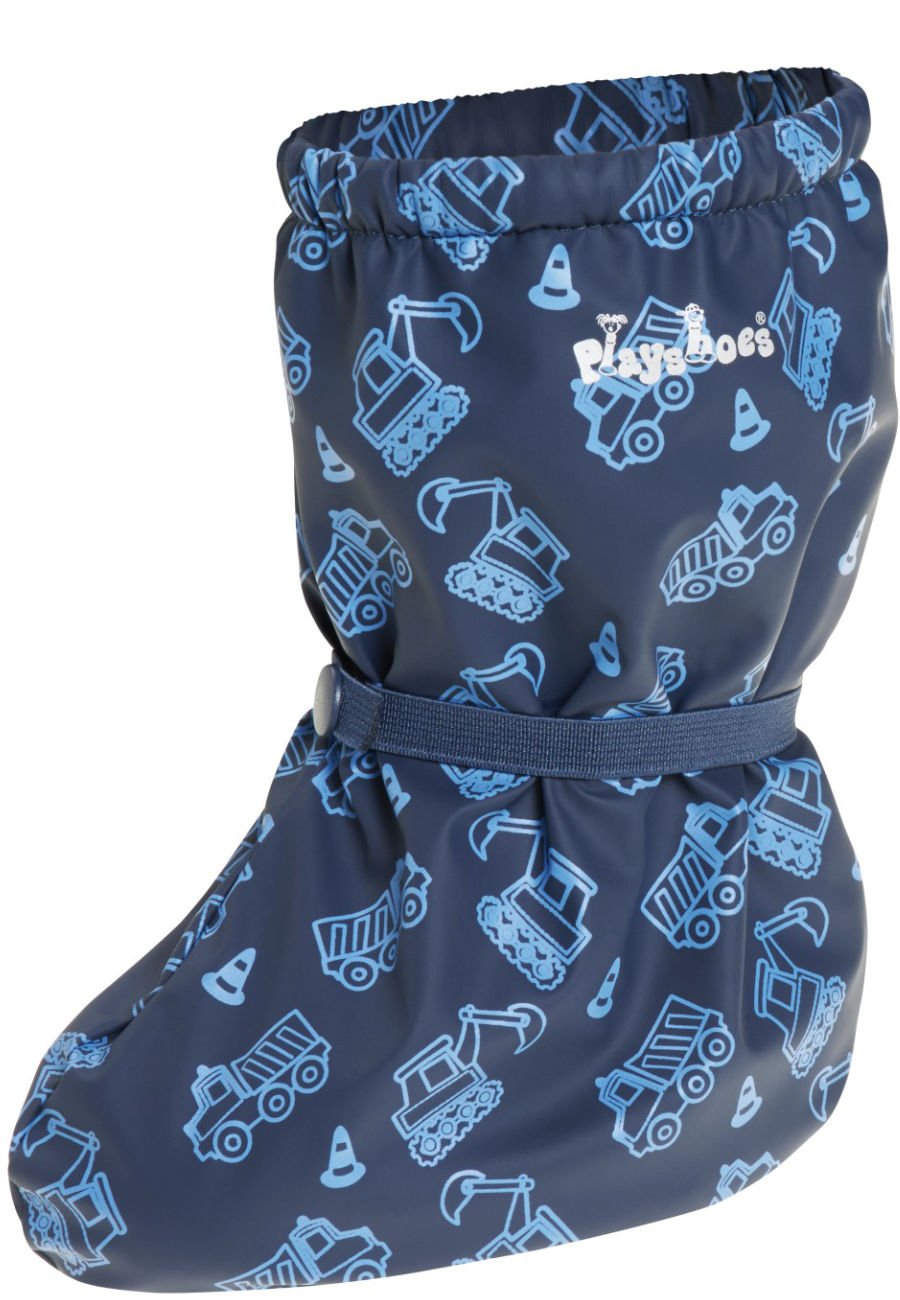 Playshoes lined rain booties CONSTRUCTION-SITE-PRINT for toddlers