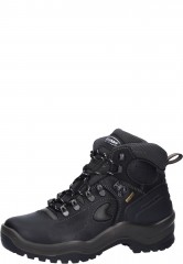 Schwarzer Fettleder Trekking - Schnürstiefel von Grisport mit Gritex Membrane, wasserabweisend Schwarzer Fettleder Trekking - Schnürstiefel von Grisport mit Gritex Membrane, wasserabweisend