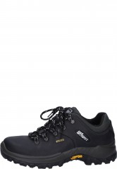 Schwarzer Wanderschuh von Grisport aus Leder / Nylonmesh, Komfort durch Vibram S Schwarzer Wanderschuh von Grisport aus Leder / Nylonmesh, Komfort durch Vibram S