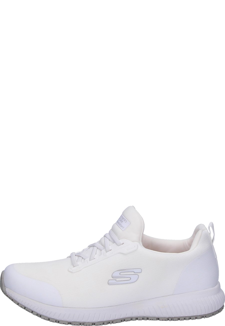 Trendy work shoes SQUAD SR white for women by Skechers