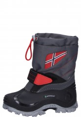 Kinder Gummistiefel Morten schwarz/grau von Spirale