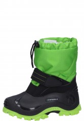 Gef�tterter Kinder Gummistiefel Sunny gr�n/schwarz von 
