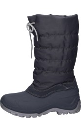 Warm gef�tterte Schn�rstiefel f�r Damen STELLA silber von Spirale