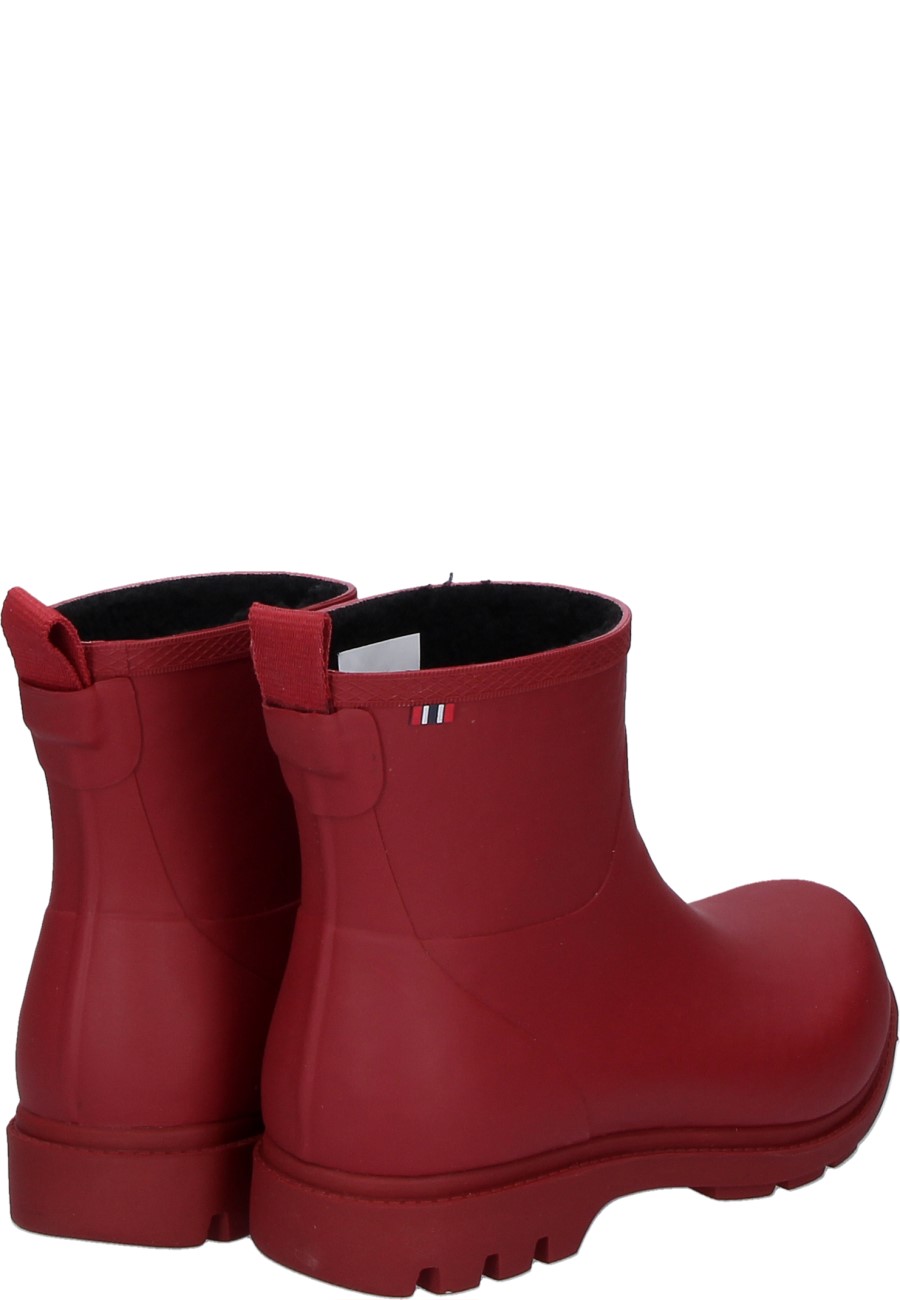 Covalliero Gummistiefeletten Damen - Wasserdichte Regenstiefel Halbhoch Schwarz Gr. 36-41