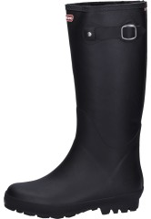 Elegante und warme Gummistiefel FOXY WARM black f�r Dam