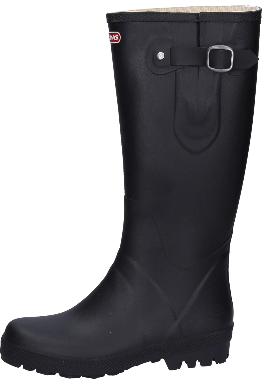black rubber boot