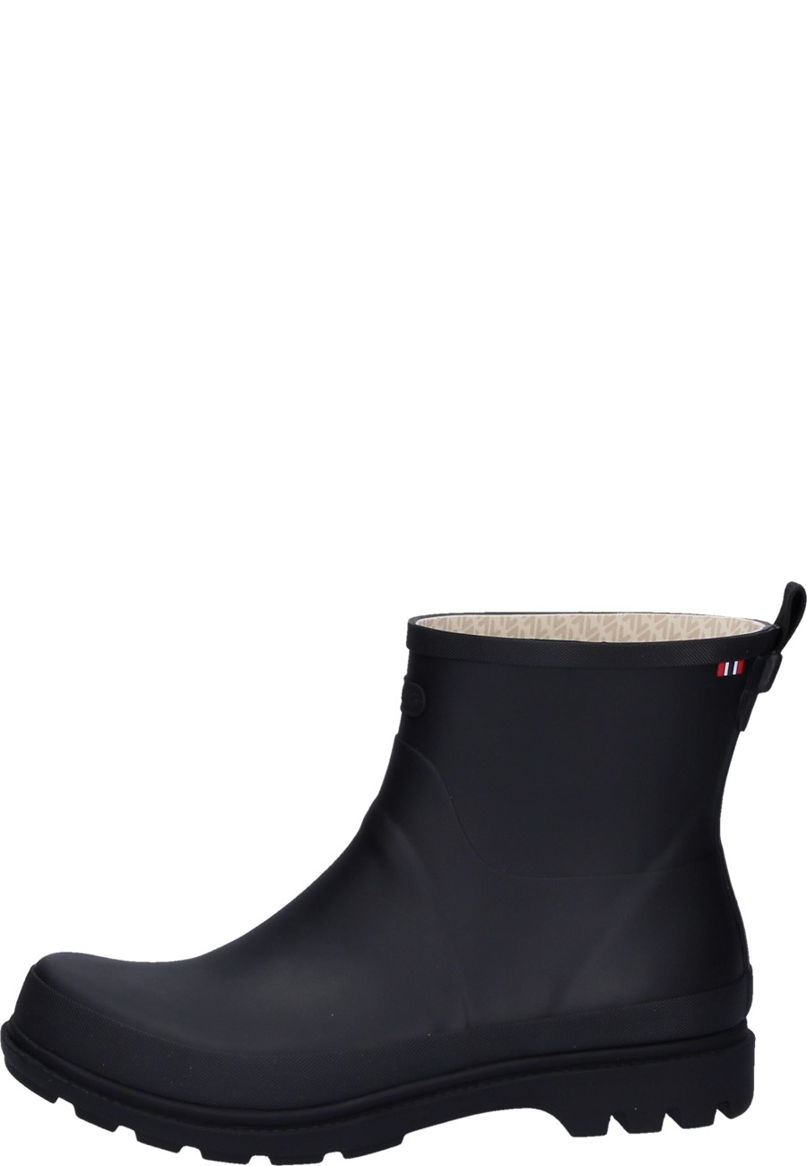 Black ankle rain boots best sale